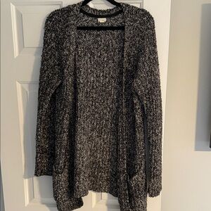 Garage Black and Gray Cardigan